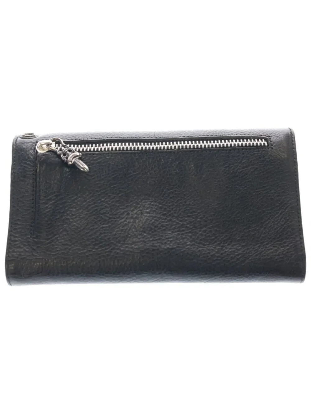 Chrome Hearts Wave Cross Ball Wallet Black